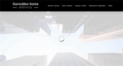 Desktop Screenshot of gonzalez-soria.com