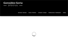 Tablet Screenshot of gonzalez-soria.com